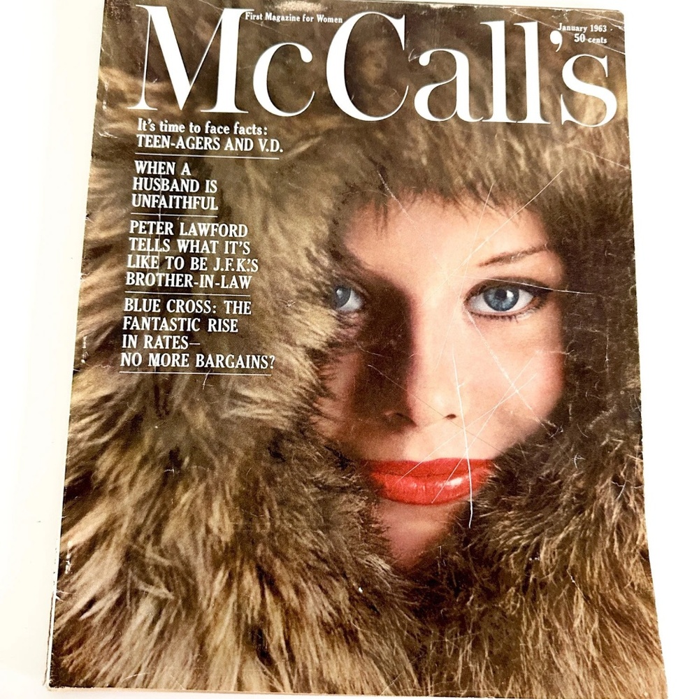 Vintage McCall's January 1963 Women's Magazine | Vintage Advertisement